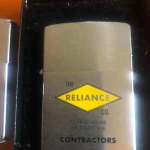 Lot of 5 vintage Zippo lighters.